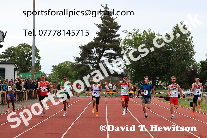 The 100 metres, 2025 NEGP No 3, Monkton. Photo: David T. Hewitson/Sports for All Pics